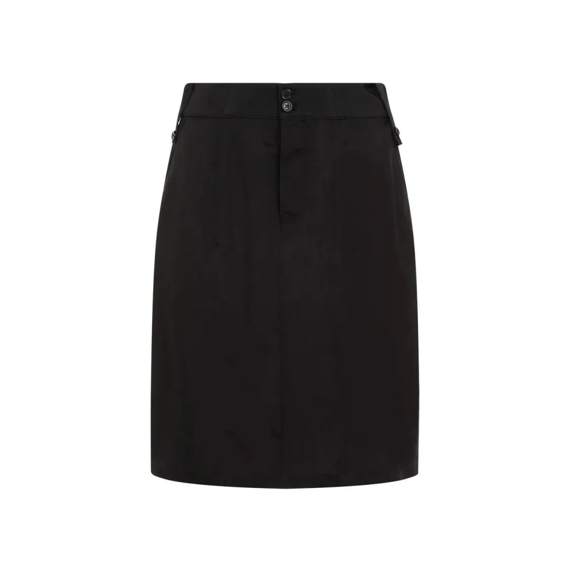 Saint Laurent - Black Cupro Skirt - Größe 36 - schwarz Saint Laurent - Black Cupro Skirt - Größe 36 - schwarz