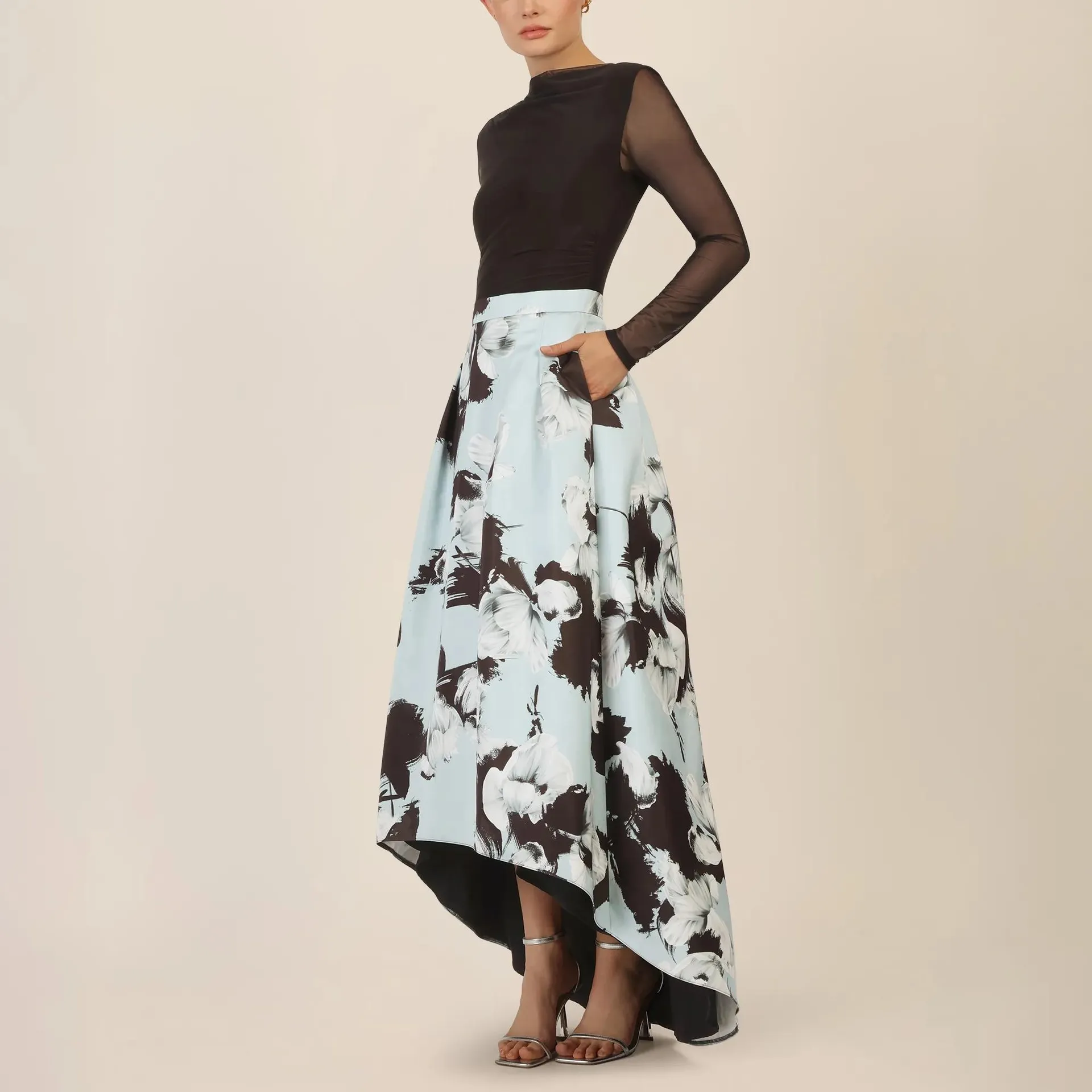 Apart - Abendkleid - Größe 40 - schwarz – Bild 4