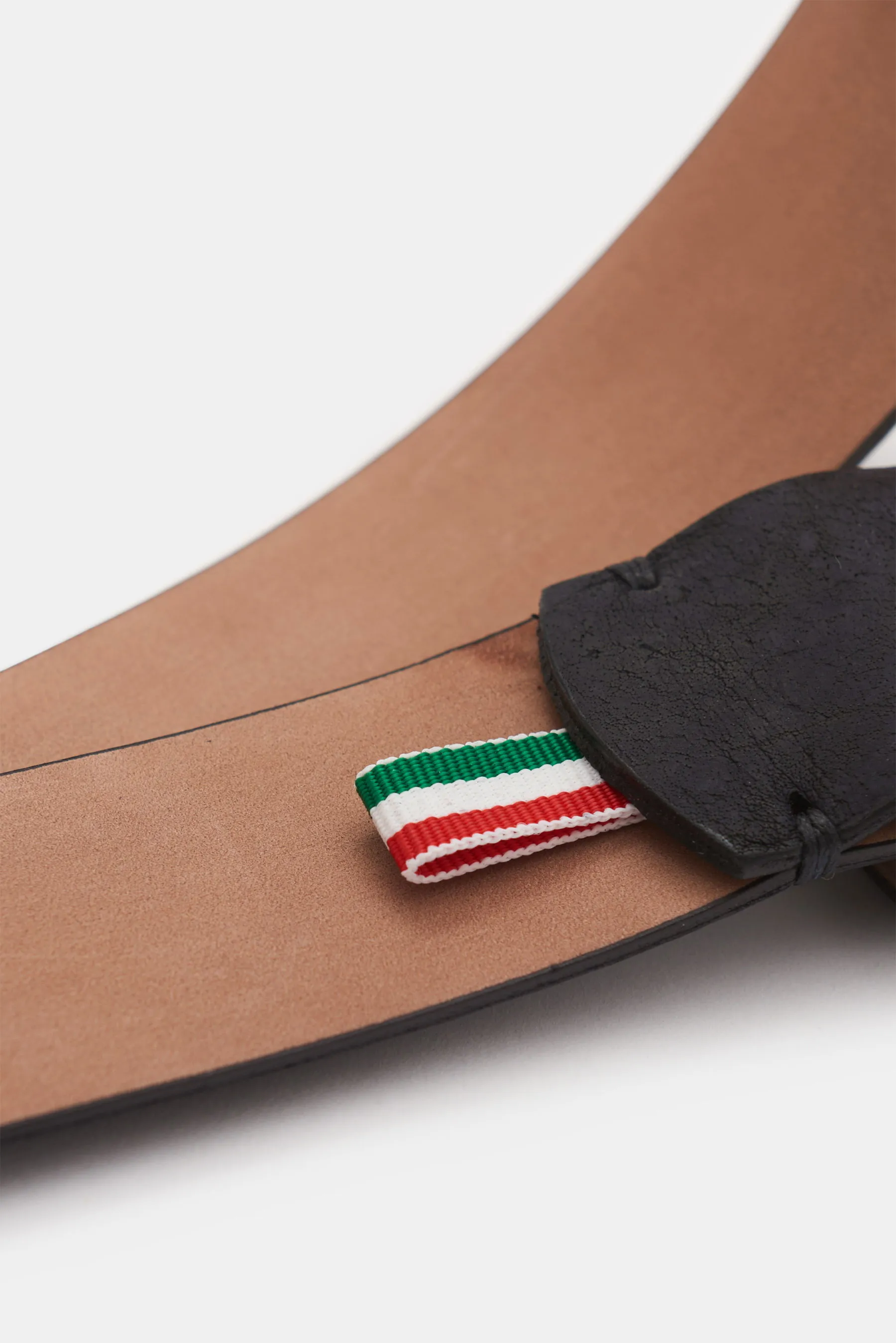 Fausto Colato - Herren - Gürtel Antilopenleder anthrazit – Bild 4