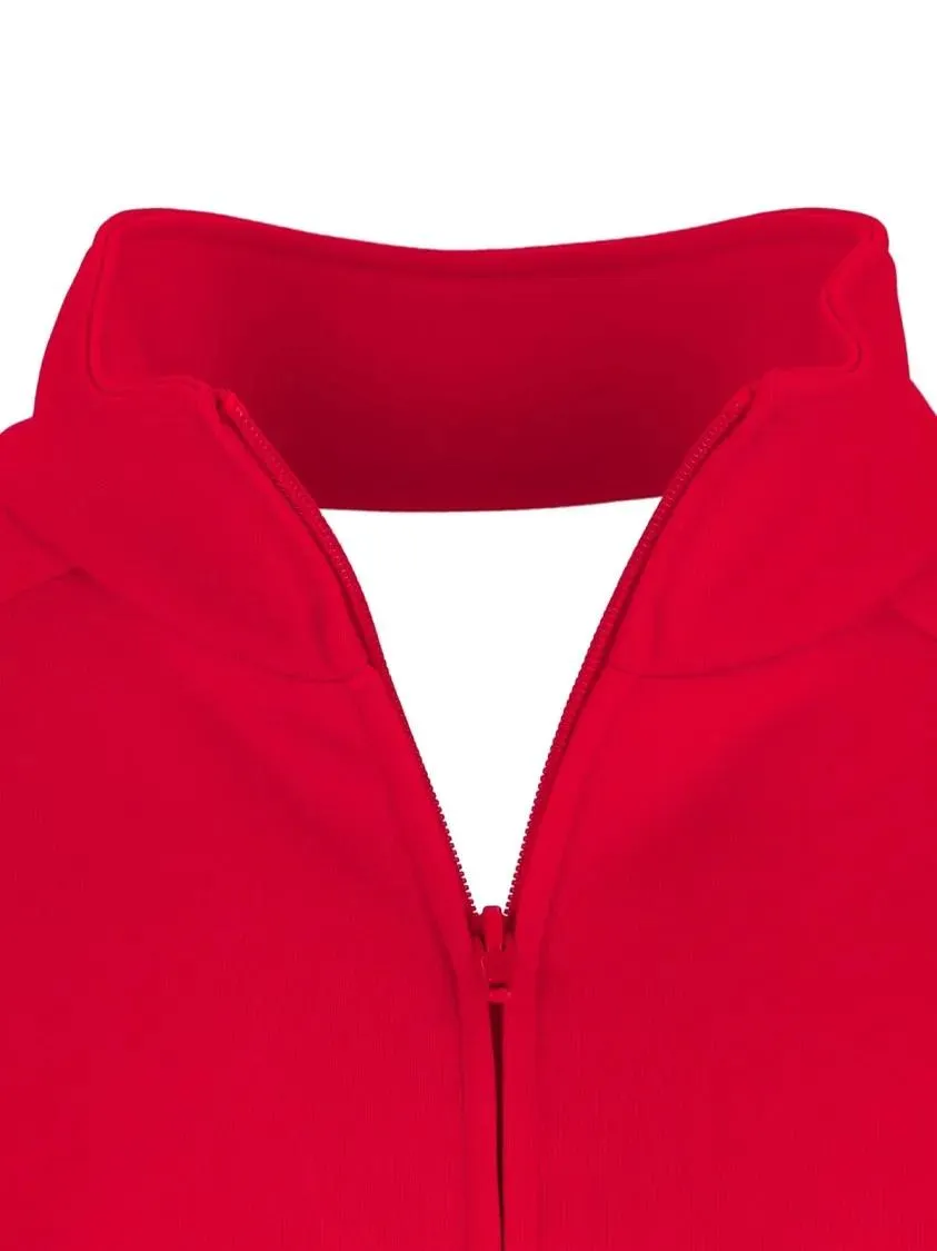 Balenciaga - Zip-Up Logo Sweatshirt – Red - Größe 38 - rot – Bild 3