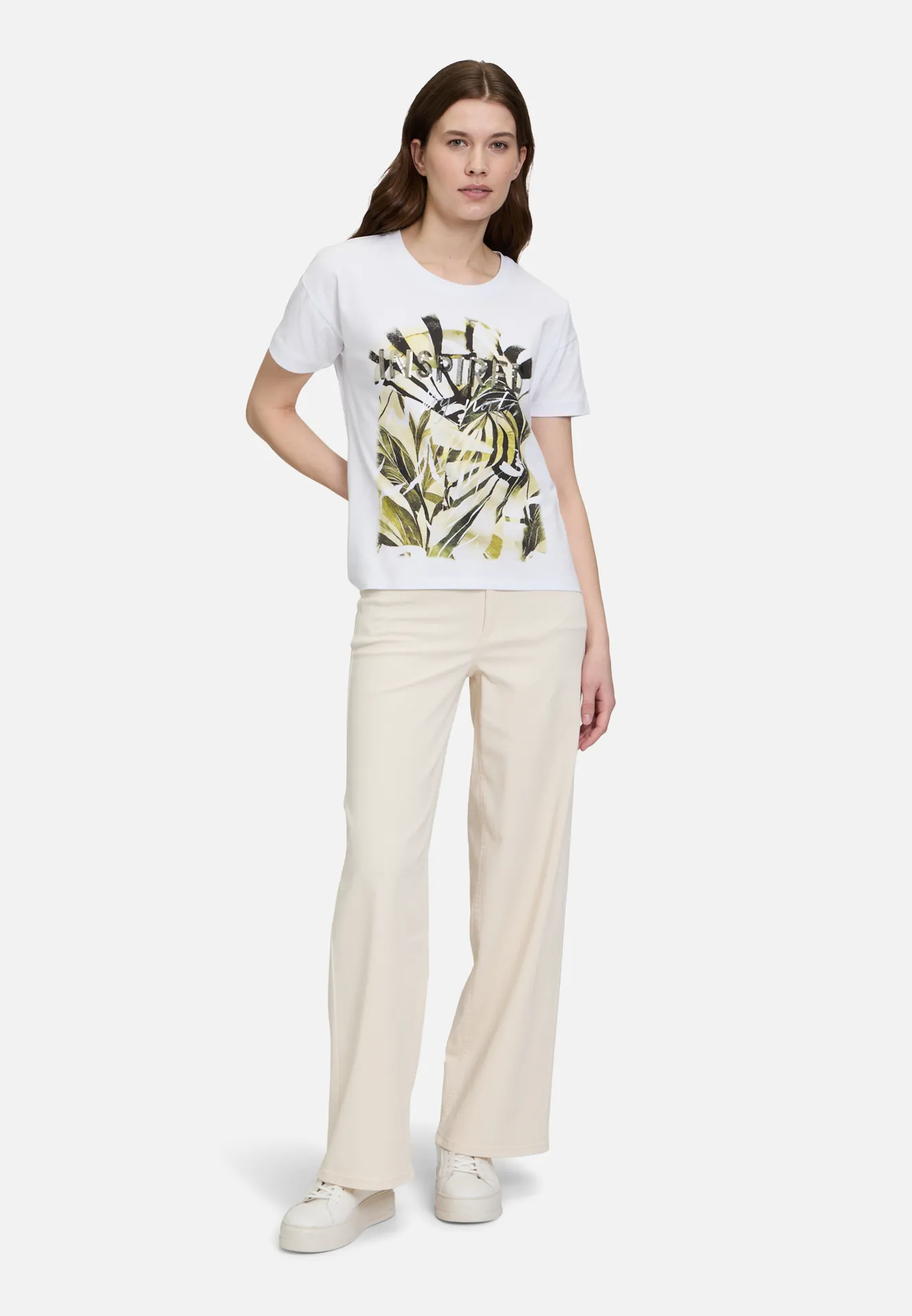 Basic Shirt mit Aufdruck – Bild 2