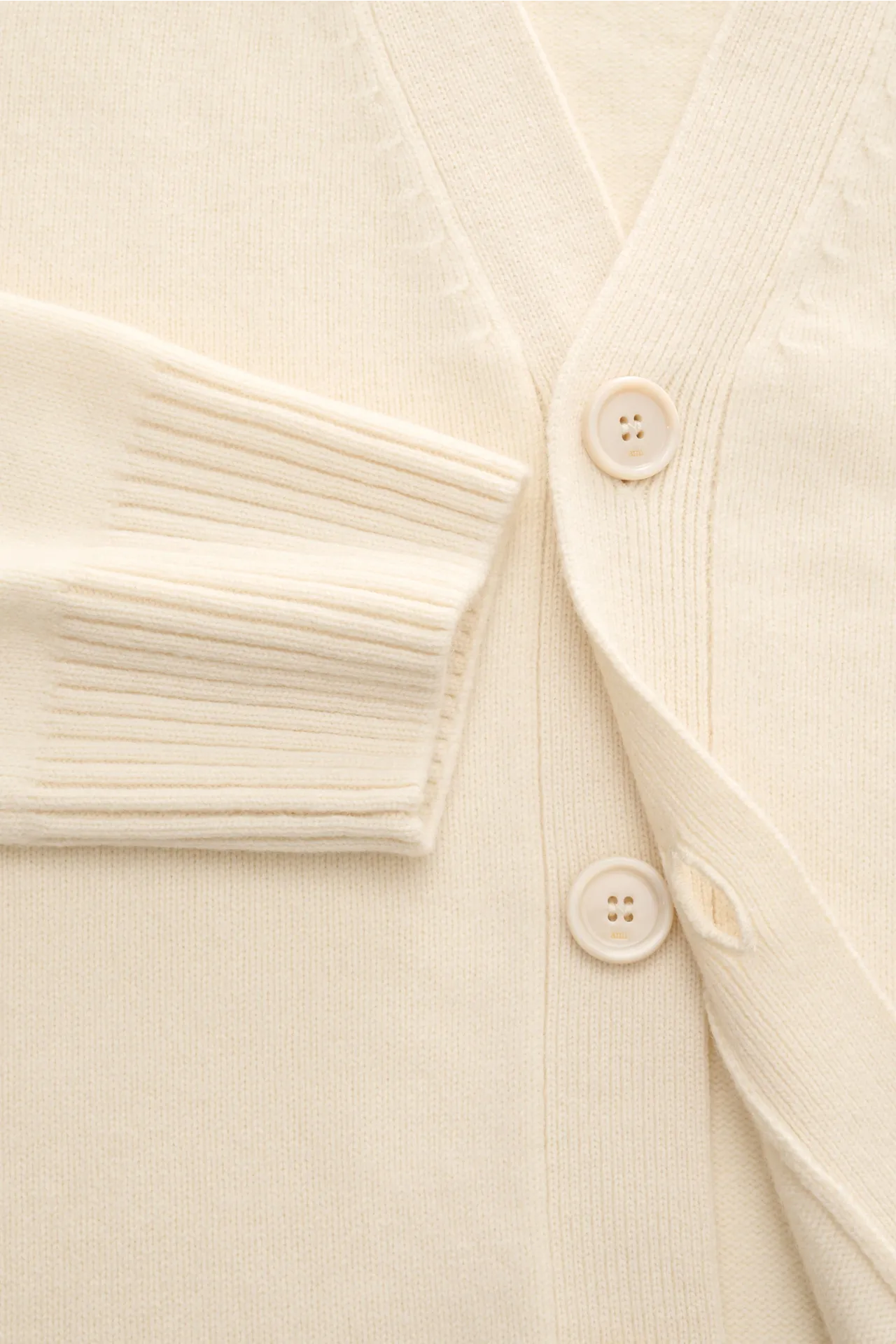 Ami Paris - Herren - Cardigan creme – Bild 3