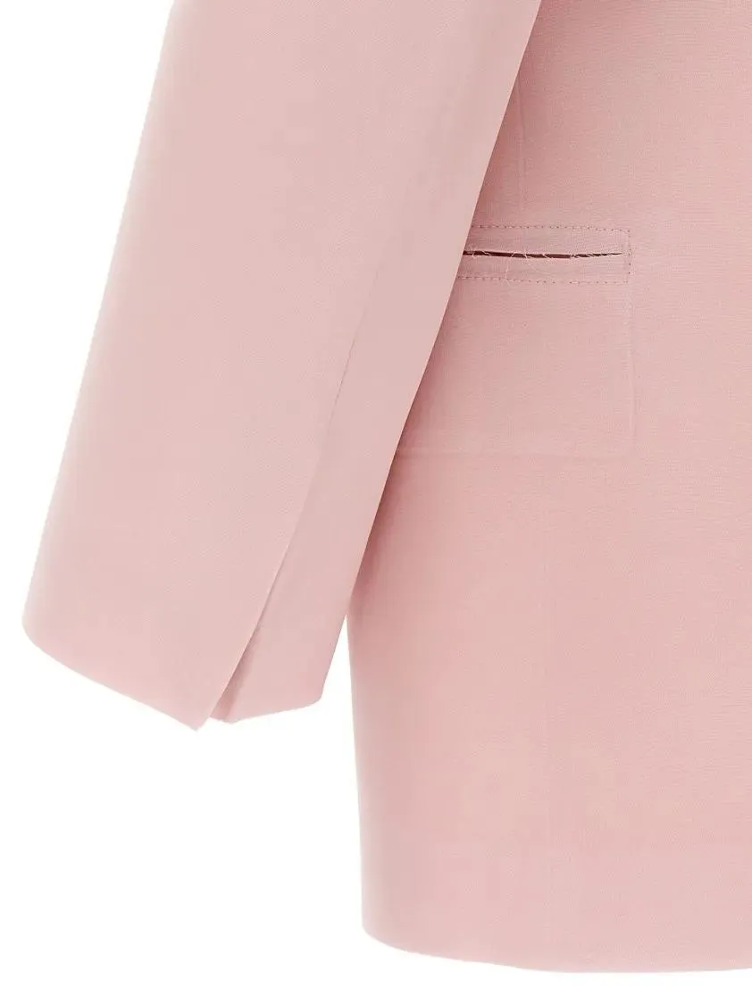 Victoria Beckham - Single-Breasted Blazer Jacket - Größe 8 - pink – Bild 2
