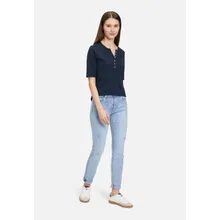 Basic-Jeans mit Waschung