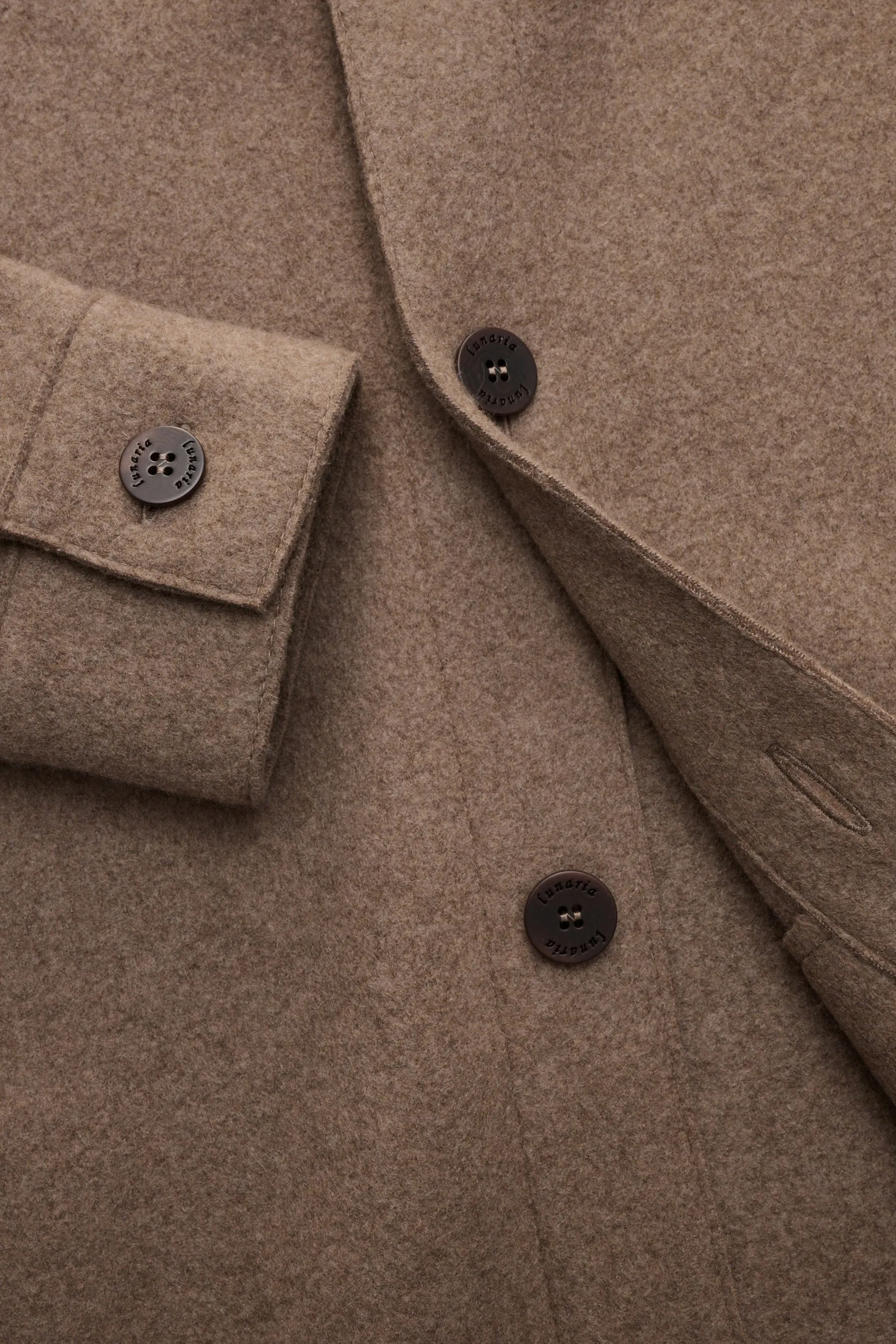 Lunaria Cashmere - Herren - Cashmere Jacke hellbraun – Bild 4