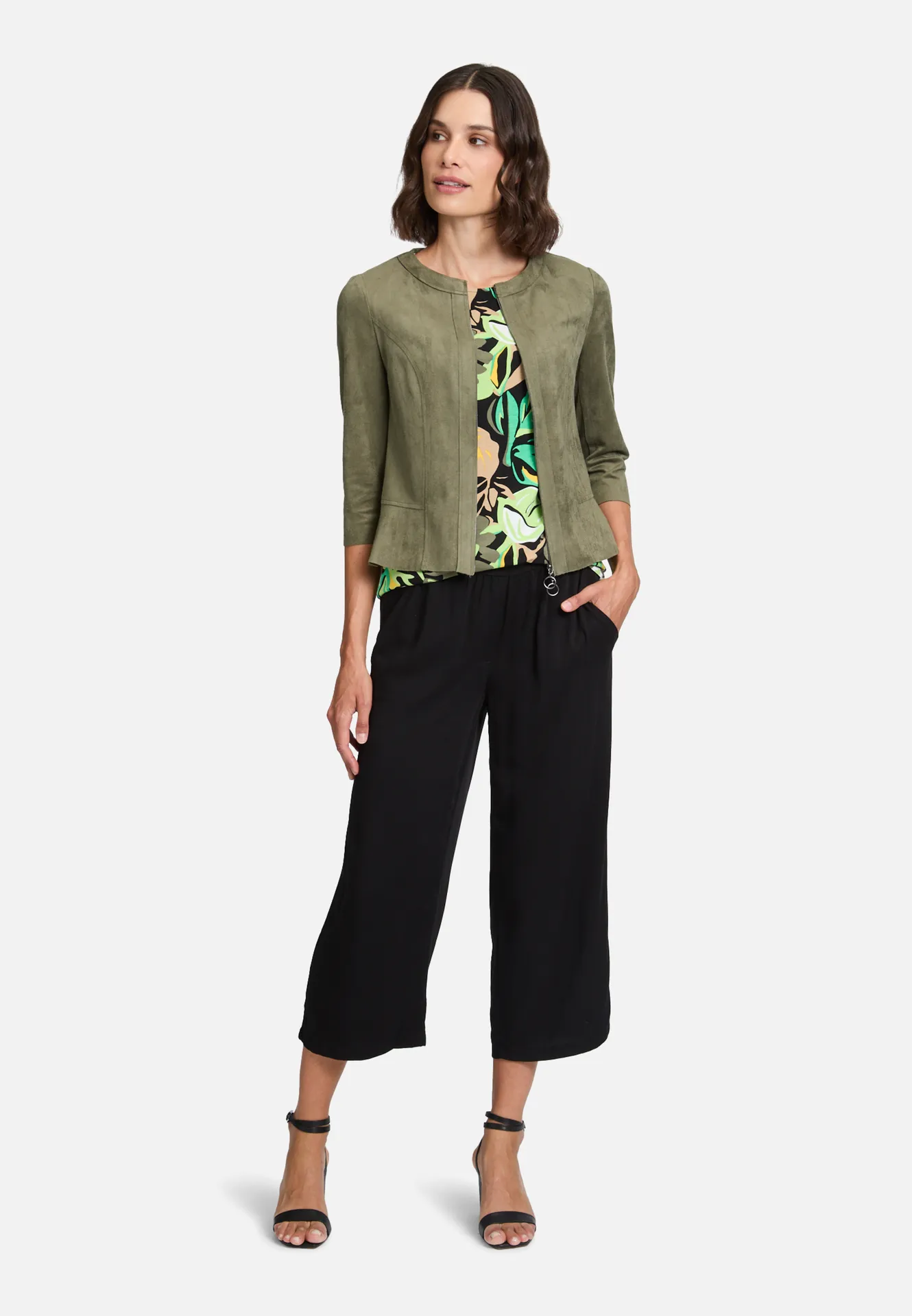 Blazer-Jacke mit Reißverschluss – Bild 2