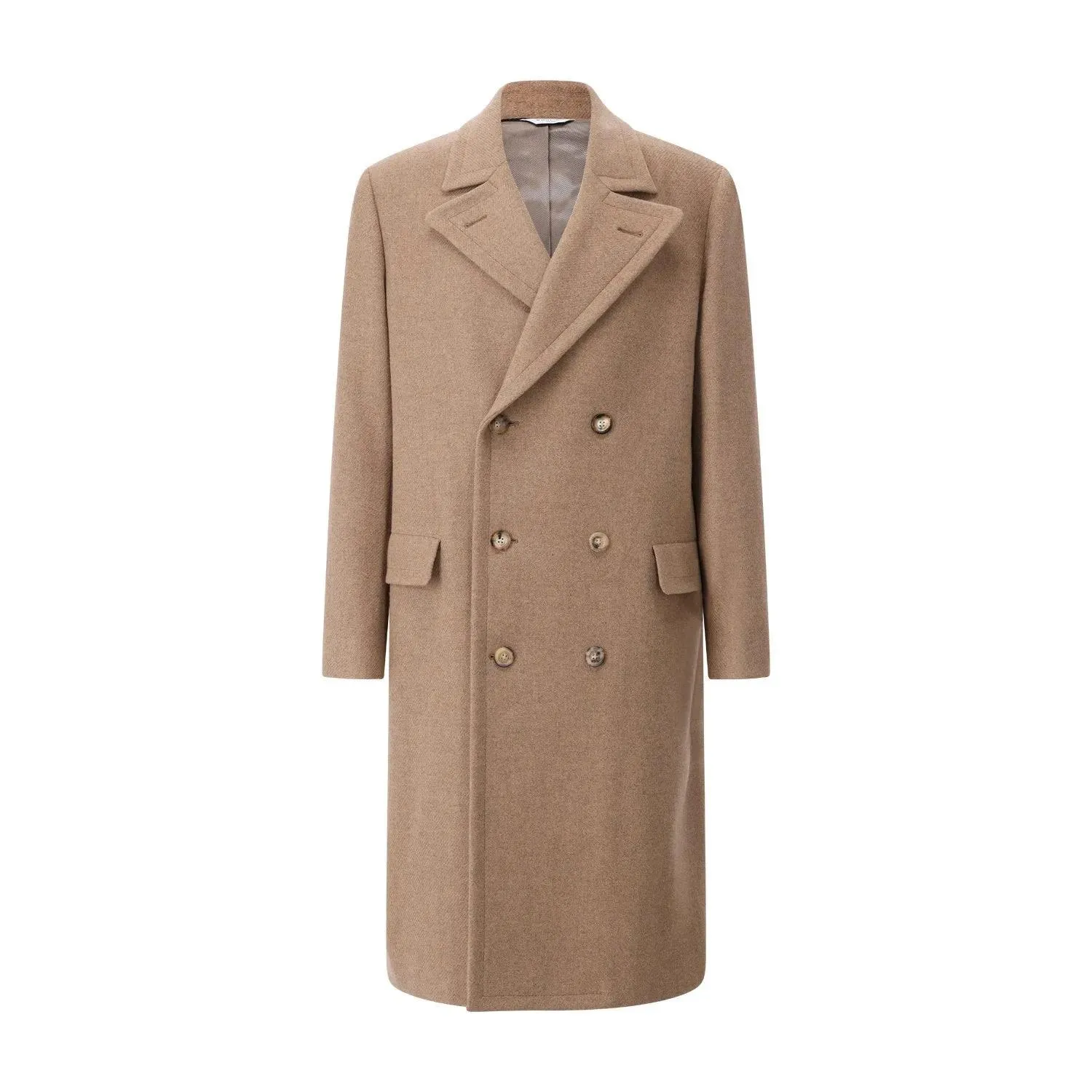 Boglioli - Mantel aus Woll-Kaschmir-Mix - Größe 56 - braun Boglioli - Mantel aus Woll-Kaschmir-Mix - Größe 56 - braun