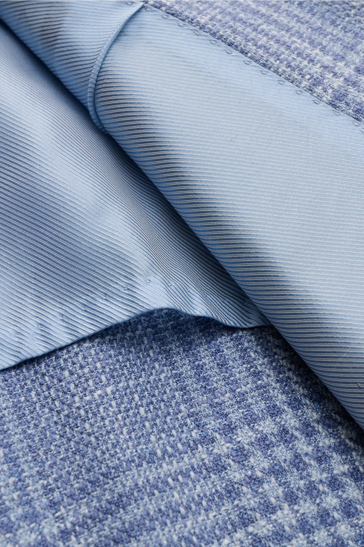 Cesare Attolini - Herren - Sakko blau/rauchblau kariert – Bild 6