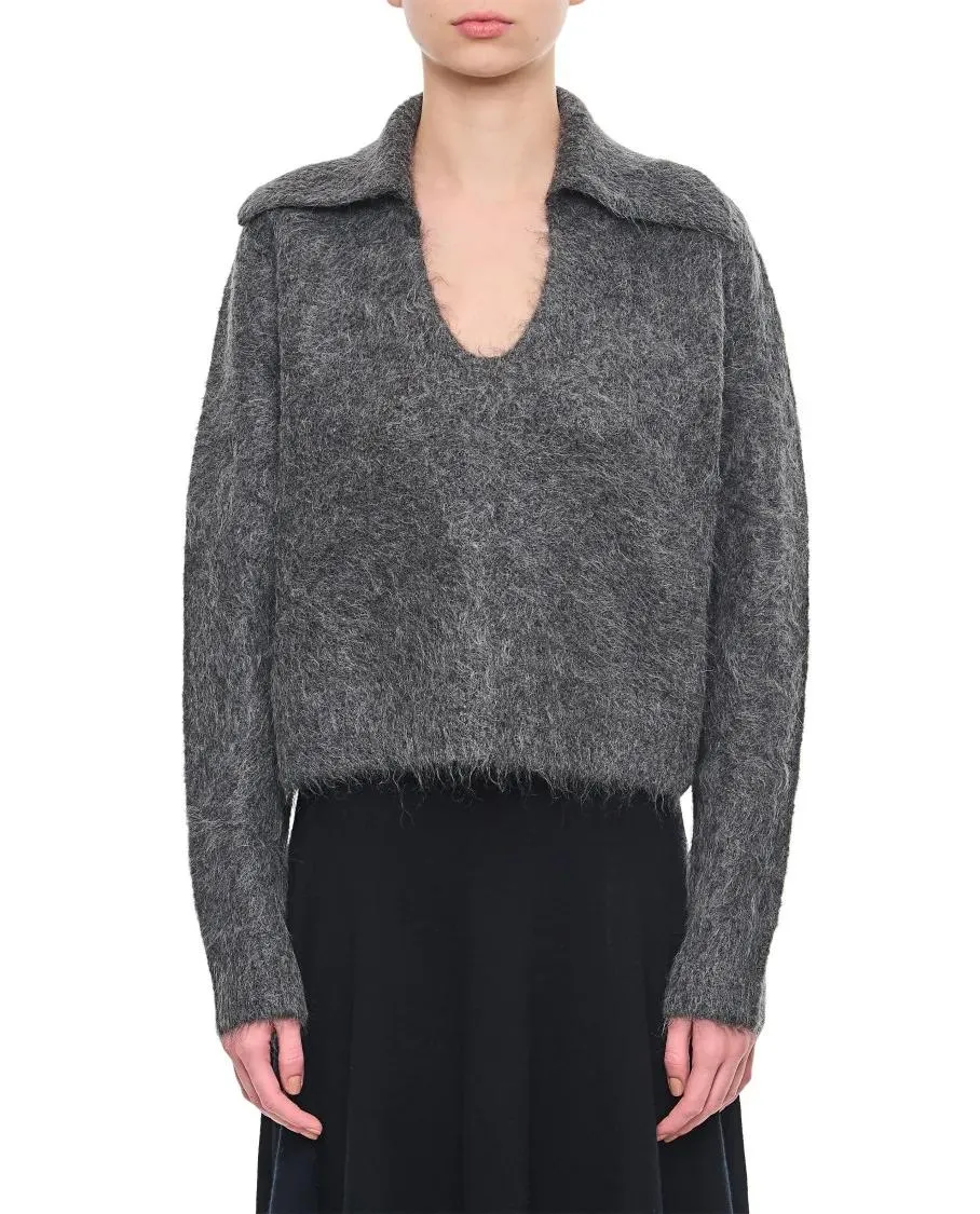 Loulou Studio - Ambrose Alpaca Wool Sweater - Größe XS - grau Loulou Studio - Ambrose Alpaca Wool Sweater - Größe XS - grau