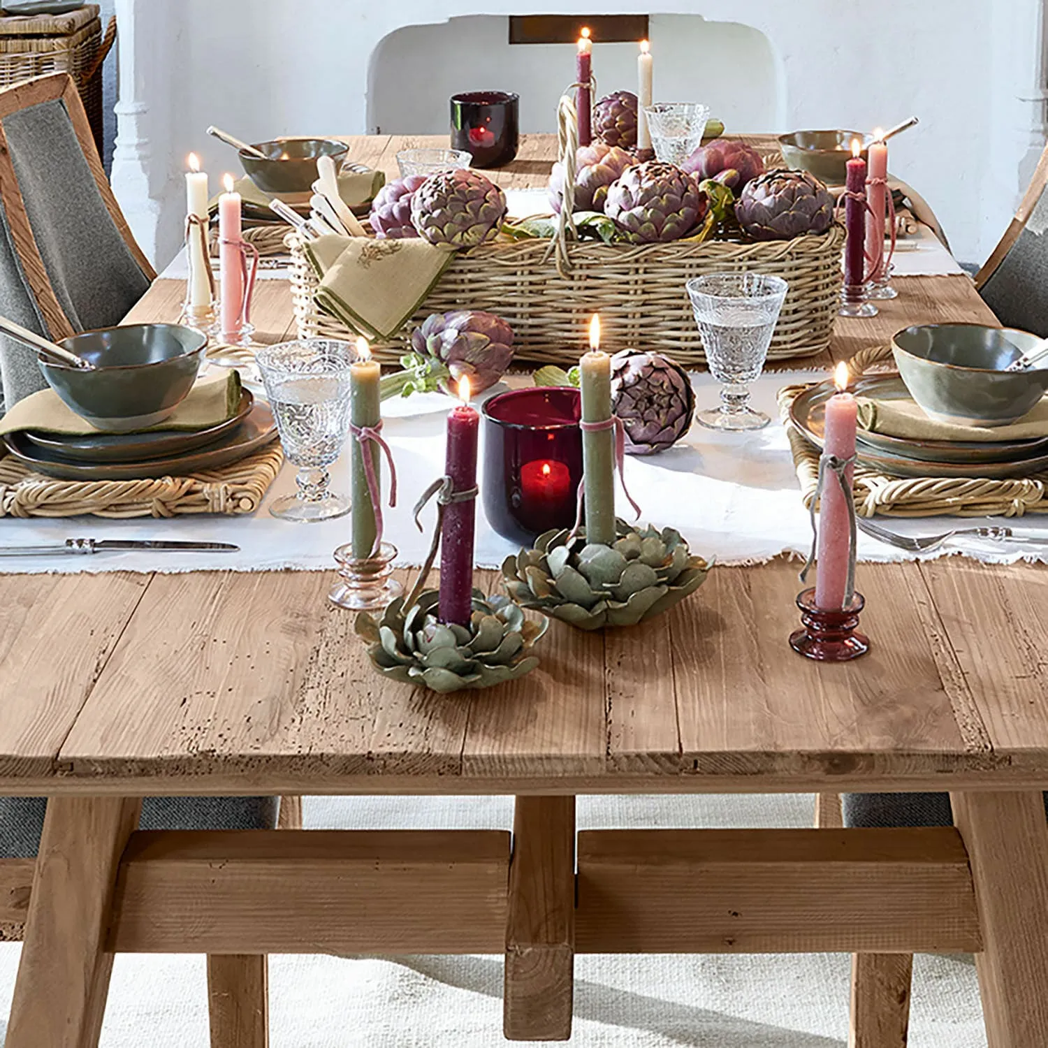 Kerzenhalter 2er Set Myka – Bild 4