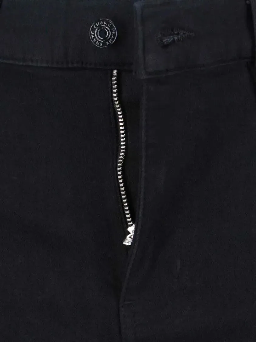 FRAME - Wide-Leg Jeans With Mid-Rise Waist - Größe 26 - schwarz – Bild 3