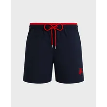 Vilebrequin - Zweifarbige Solid Bicolore Badeshorts Für Herren - Bademode - Moka - Blau - Größe M Vilebrequin - Zweifarbige Solid Bicolore Badeshorts Für Herren - Bademode - Moka - Blau - Größe M