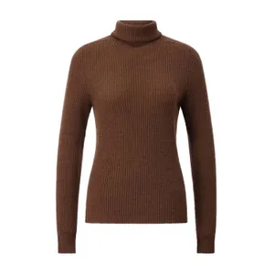 Hannes Roether - Strickpullover mit Rollkragen - Größe M - braun Hannes Roether - Strickpullover mit Rollkragen - Größe M - braun