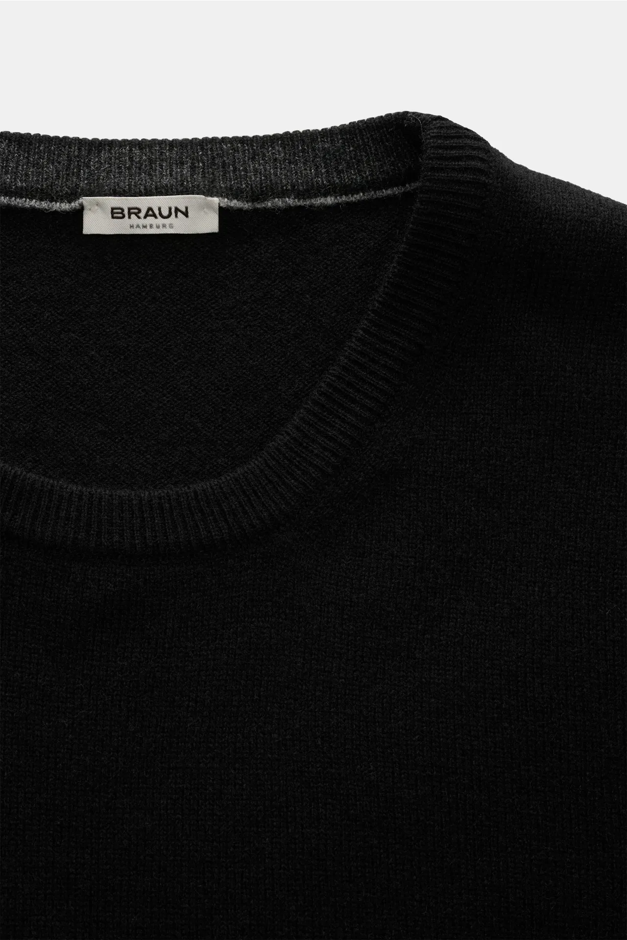 BRAUN Hamburg - Herren - Rundhalspullover schwarz – Bild 2