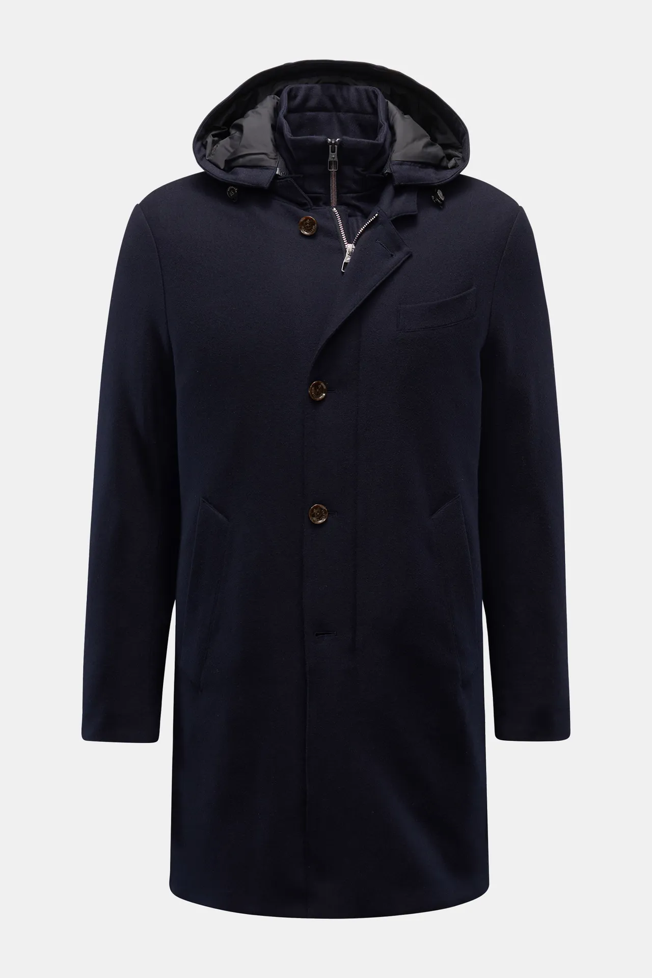 Montecore - Herren - Daunen-Kurzmantel navy Montecore - Herren - Daunen-Kurzmantel navy