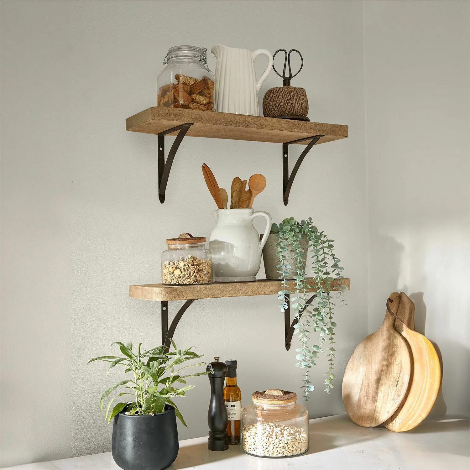 Wandregal 2er Set Thalindria – Bild 2