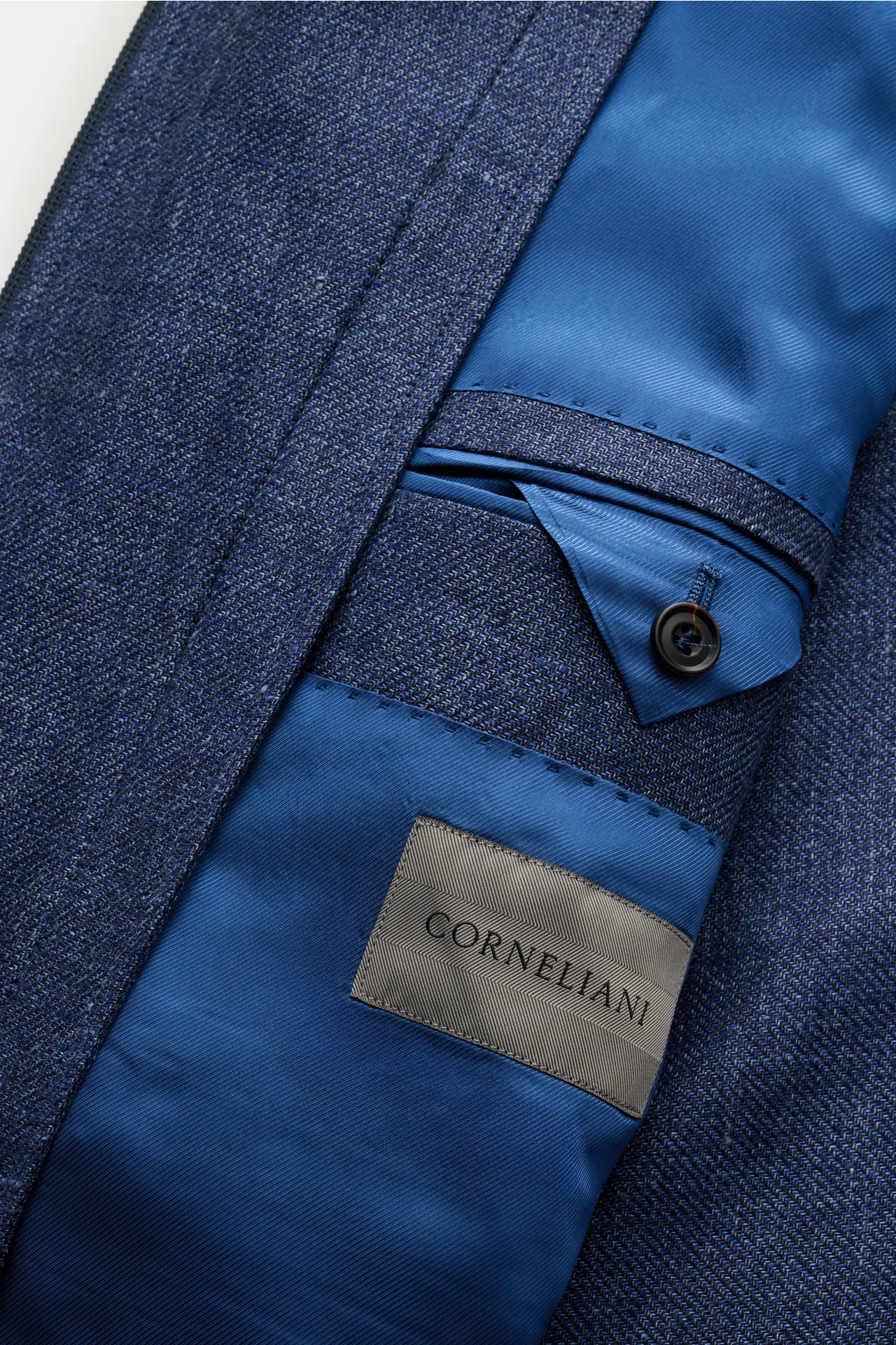 Corneliani - Herren - Sakko dunkelblau meliert – Bild 8