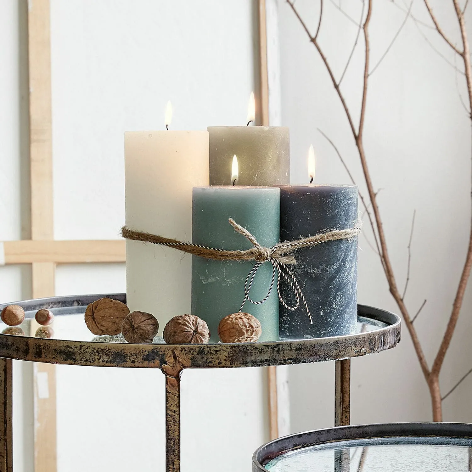 Kerze 4er Set Berekua – Bild 4