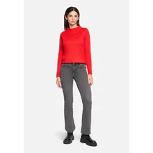 Strickpullover mit Stehkragen