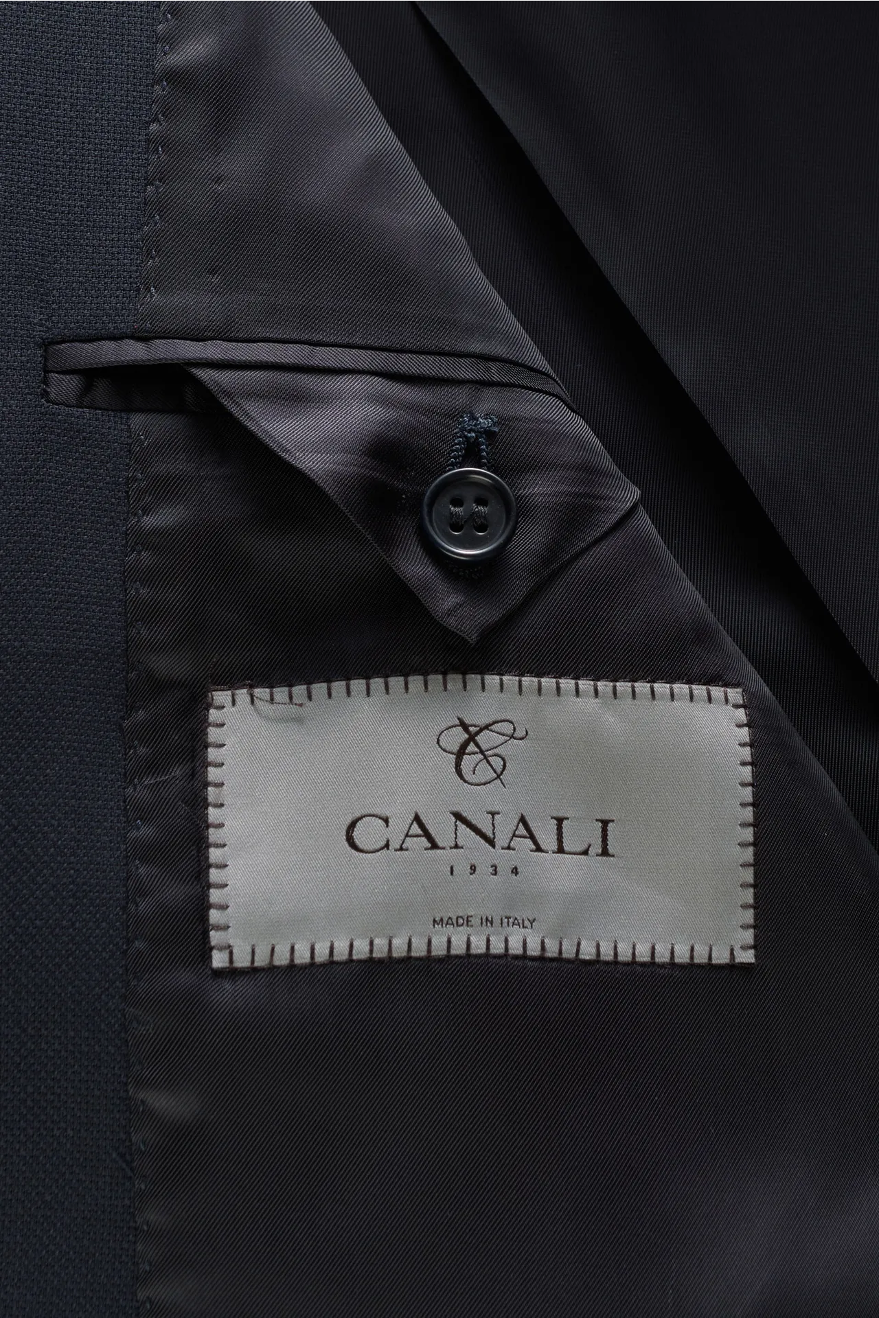 Canali - Herren - Sakko 'Travel' dark navy – Bild 3