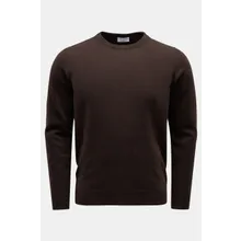 Aida Barni - Herren - Cashmere Rundhalspullover dunkelbraun Aida Barni - Herren - Cashmere Rundhalspullover dunkelbraun