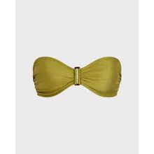 Vilebrequin - Shiny Stretch Solid Bandeau-bikinioberteil Für Damen - Bademode - Lune - Grün - Größe S Vilebrequin - Shiny Stretch Solid Bandeau-bikinioberteil Für Damen - Bademode - Lune - Grün - Größe S