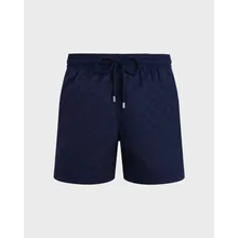 Vilebrequin - Turtle Monogram Jacquard Badeshorts Für Herren - Bademode - Moopea - Blau - Größe L Vilebrequin - Turtle Monogram Jacquard Badeshorts Für Herren - Bademode - Moopea - Blau - Größe L