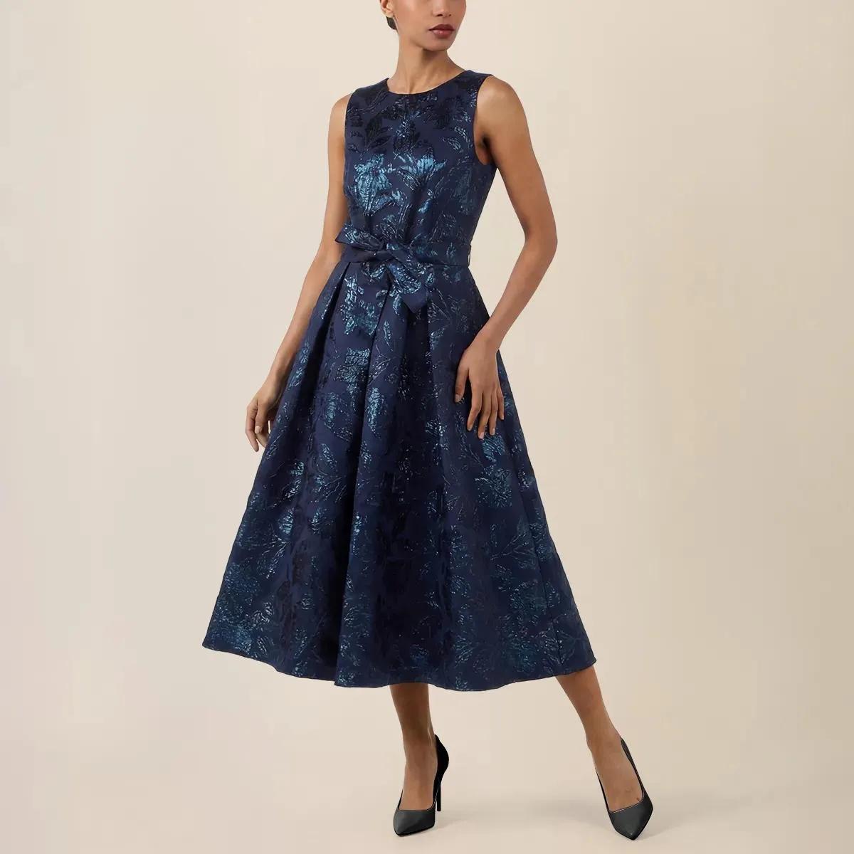 Apart - Midi Kleid - Größe 34 - blau – Bild 2