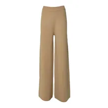 Max Mara - Wide-Leg Camel Trousers With High Waist - Größe S - beige Max Mara - Wide-Leg Camel Trousers With High Waist - Größe S - beige