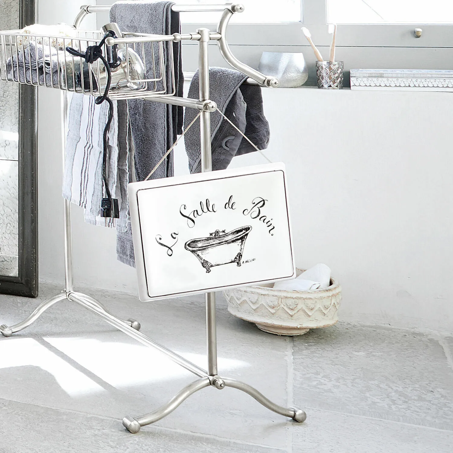 Deko-Schild La salle de bain – Bild 4