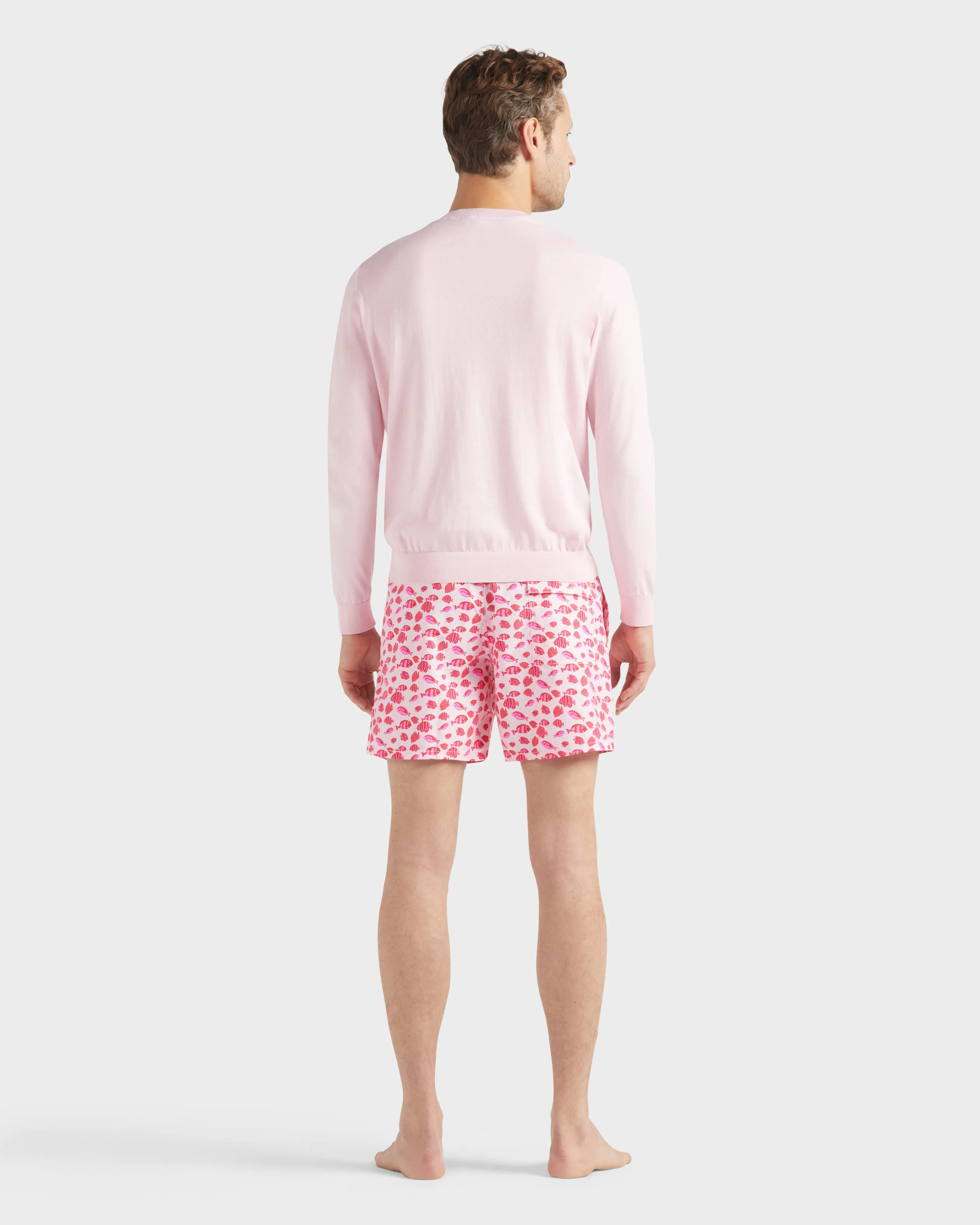 Vilebrequin - Turtle Pullover Aus Baumwolle Für Herren - Pullover - Rayol - Rosa - Größe XL – Bild 4