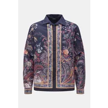 Etro - Herren - Casual Hemd Kubanischer Kragen navy/gelb/rot gemustert Etro - Herren - Casual Hemd Kubanischer Kragen navy/gelb/rot gemustert