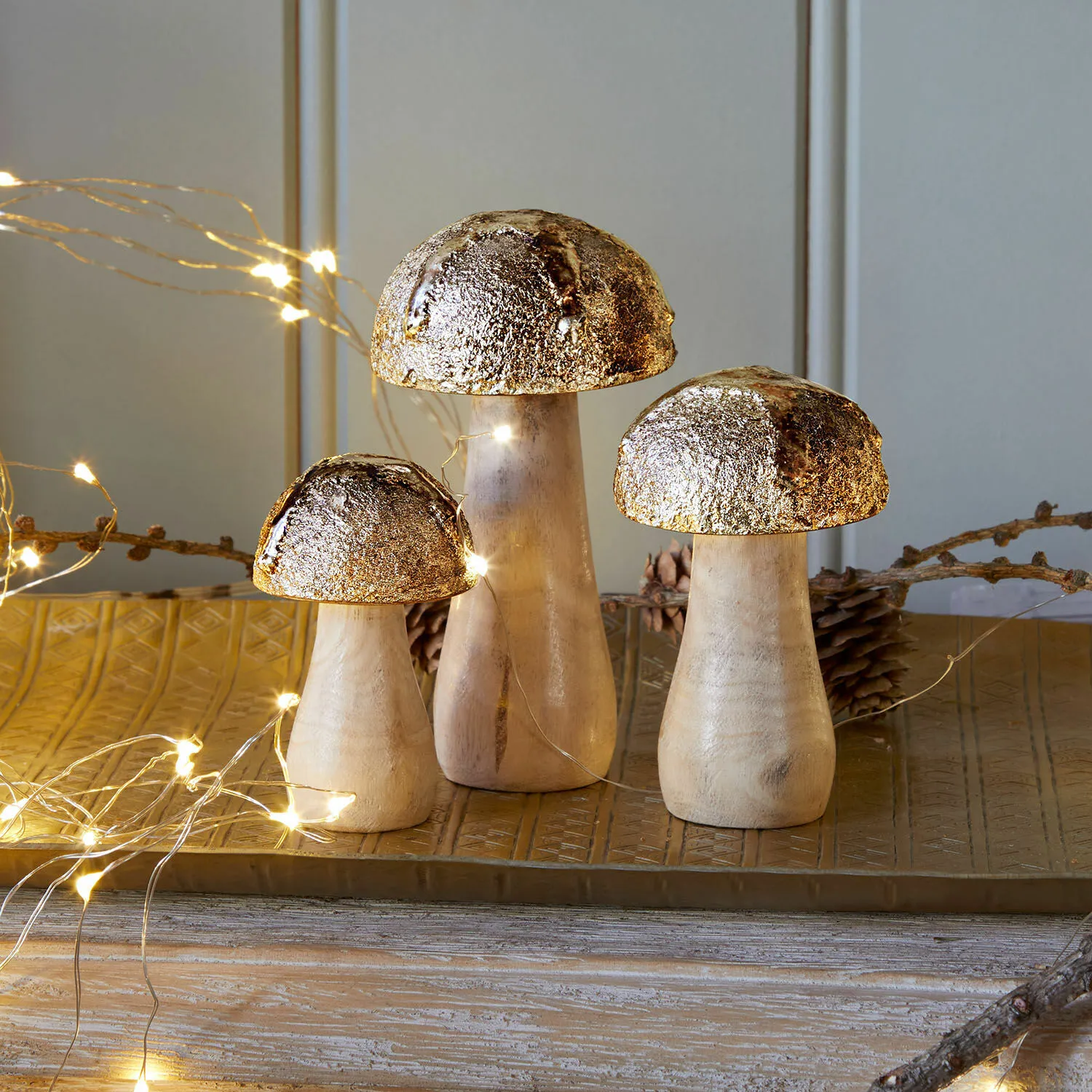 Deko-Pilz 3er Set Myrska Deko-Pilz 3er Set Myrska