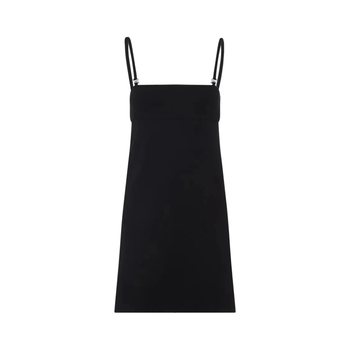 Sportmax - Fitted Mini Dress With Adjustable Spaghetti Straps - Größe XS - schwarz Sportmax - Fitted Mini Dress With Adjustable Spaghetti Straps - Größe XS - schwarz