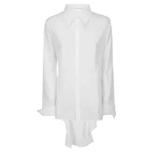 Yohji Yamamoto - White Asymmetric Shirt - Größe 3 - weiß Yohji Yamamoto - White Asymmetric Shirt - Größe 3 - weiß