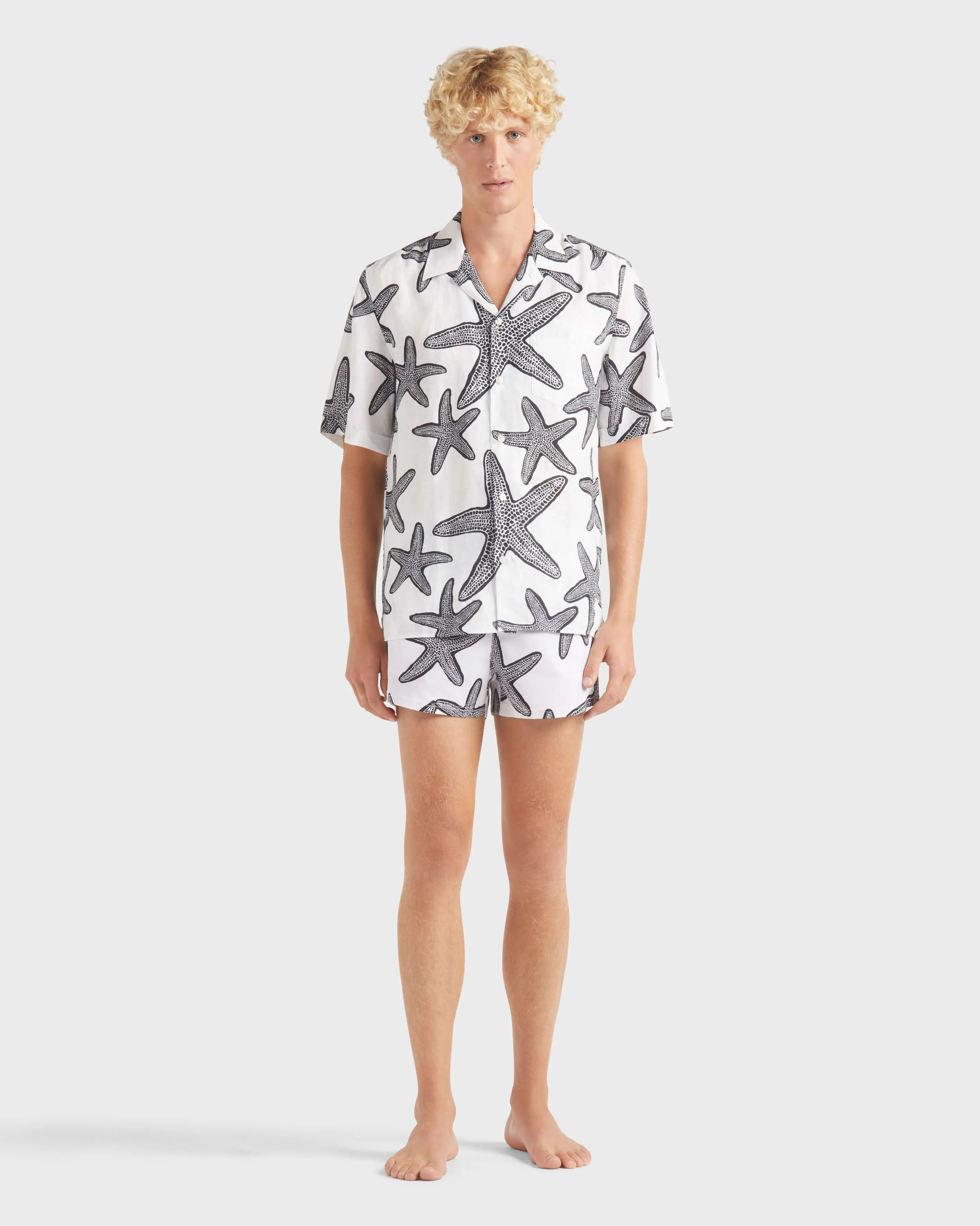 Vilebrequin - Starlettes Bowling-hemd Aus Leinen Für Herren - Hemd - Charli - Weiss - Größe XXL – Bild 3