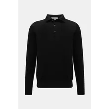 Filippo de Laurentiis - Herren - Strickpolo schwarz Filippo de Laurentiis - Herren - Strickpolo schwarz