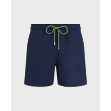 Vilebrequin - Solid Badeshorts Aus Leinen Für Herren - Bademode - Mallorca - Blau - Größe L Vilebrequin - Solid Badeshorts Aus Leinen Für Herren - Bademode - Mallorca - Blau - Größe L