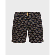 Vilebrequin - Kurze Turtles Chain Stretch-badeshorts Mit Flachem Bund Für Herren - Bademode - Menise - Blau - Größe XXXL Vilebrequin - Kurze Turtles Chain Stretch-badeshorts Mit Flachem Bund Für Herren - Bademode - Menise - Blau - Größe XXXL