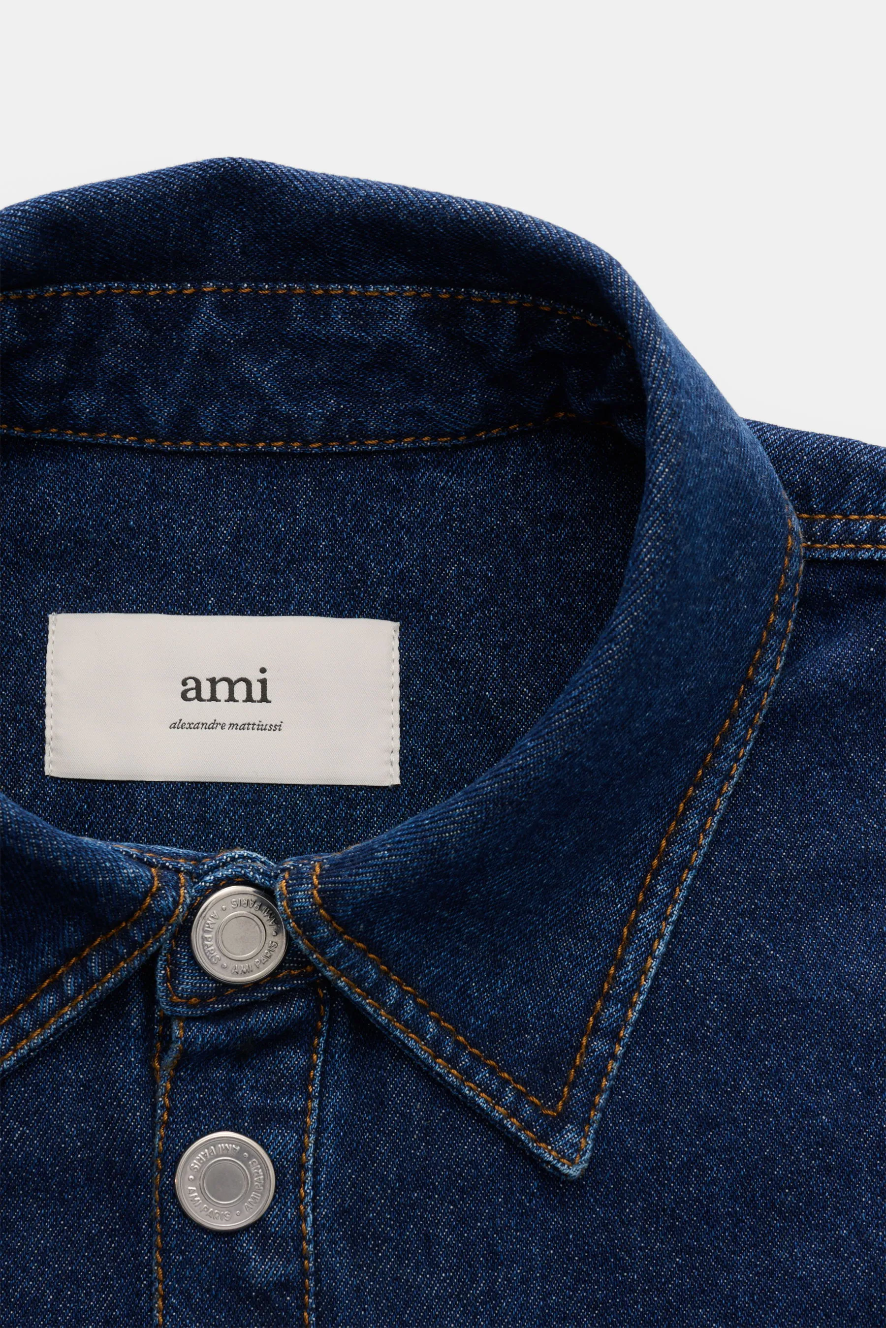 Ami Paris - Herren - Jeans-Overshirt dunkelblau
