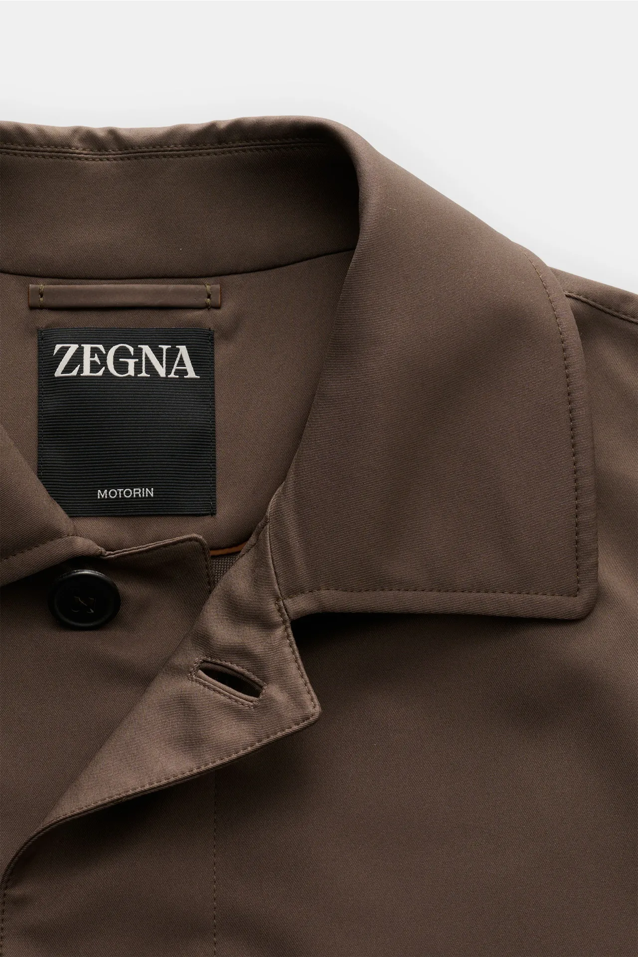 Zegna - Herren - Mantel 'Motorin' graubraun – Bild 3