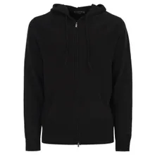 Mc2 Saint Barth - Wool Cardigan With Zip - Größe M - schwarz Mc2 Saint Barth - Wool Cardigan With Zip - Größe M - schwarz