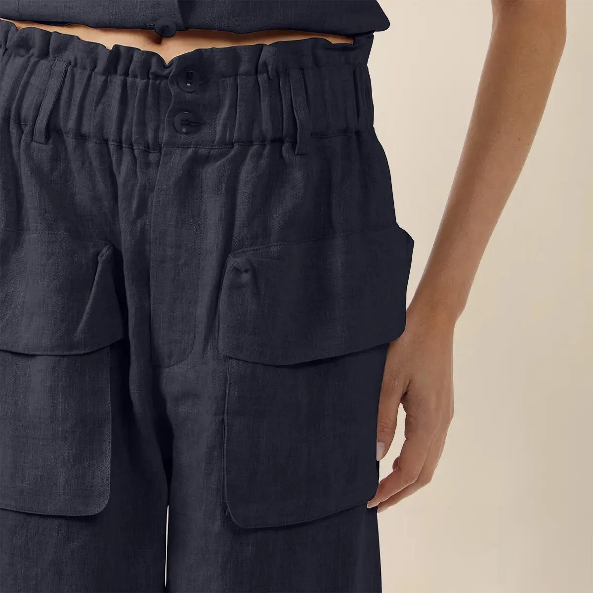 Apart - Bermuda - Größe 38 - blau – Bild 3