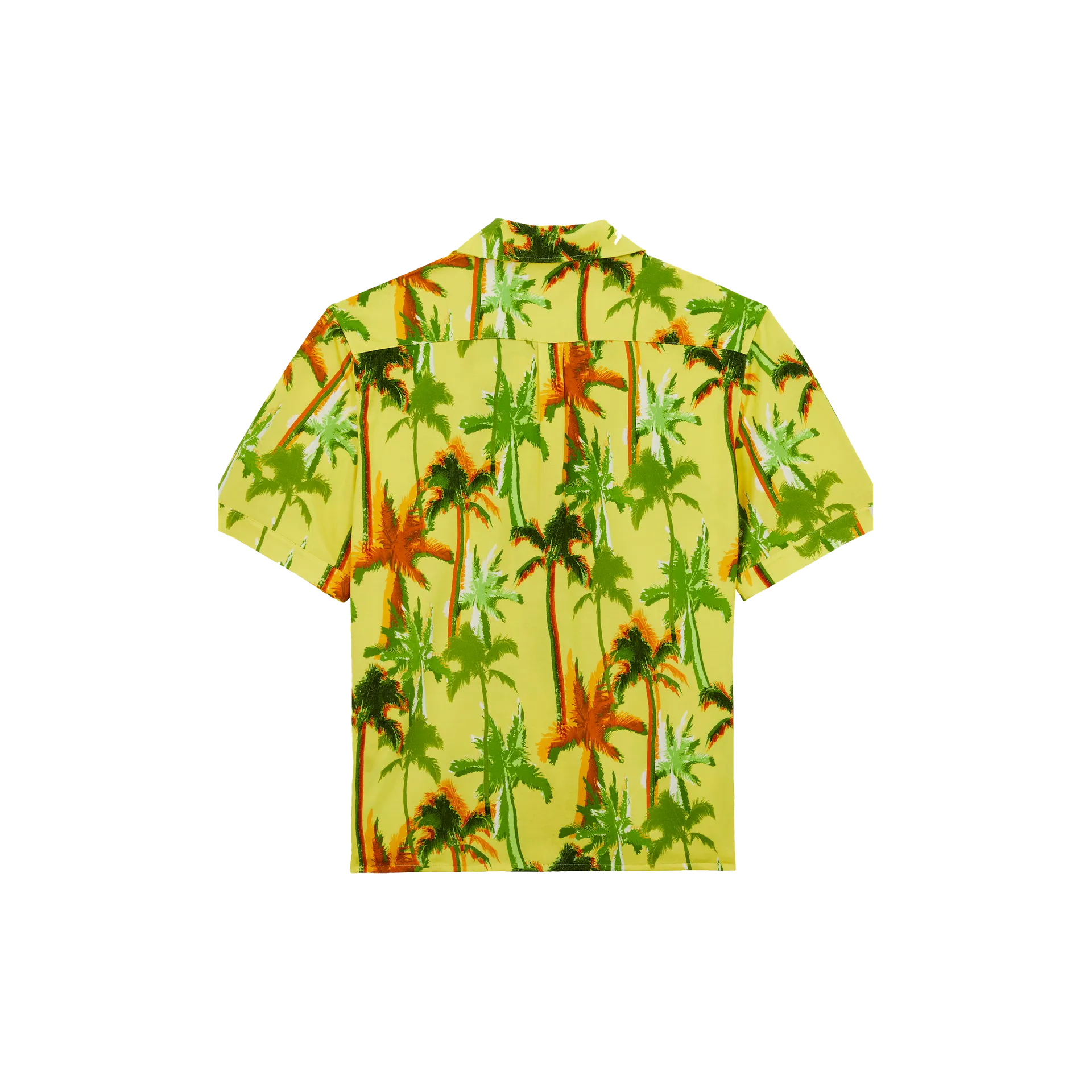 Vilebrequin Palms Offset Hemd Aus Baumwolle Für Herren - Charli - Gelb - Größe M – Bild 2