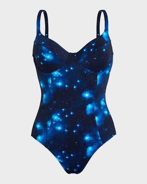 Vilebrequin - Pégase Badeanzug Mit Bügeln Für Damen - Bademode - Leonita - Blau - Größe XL Vilebrequin - Pégase Badeanzug Mit Bügeln Für Damen - Bademode - Leonita - Blau - Größe XL