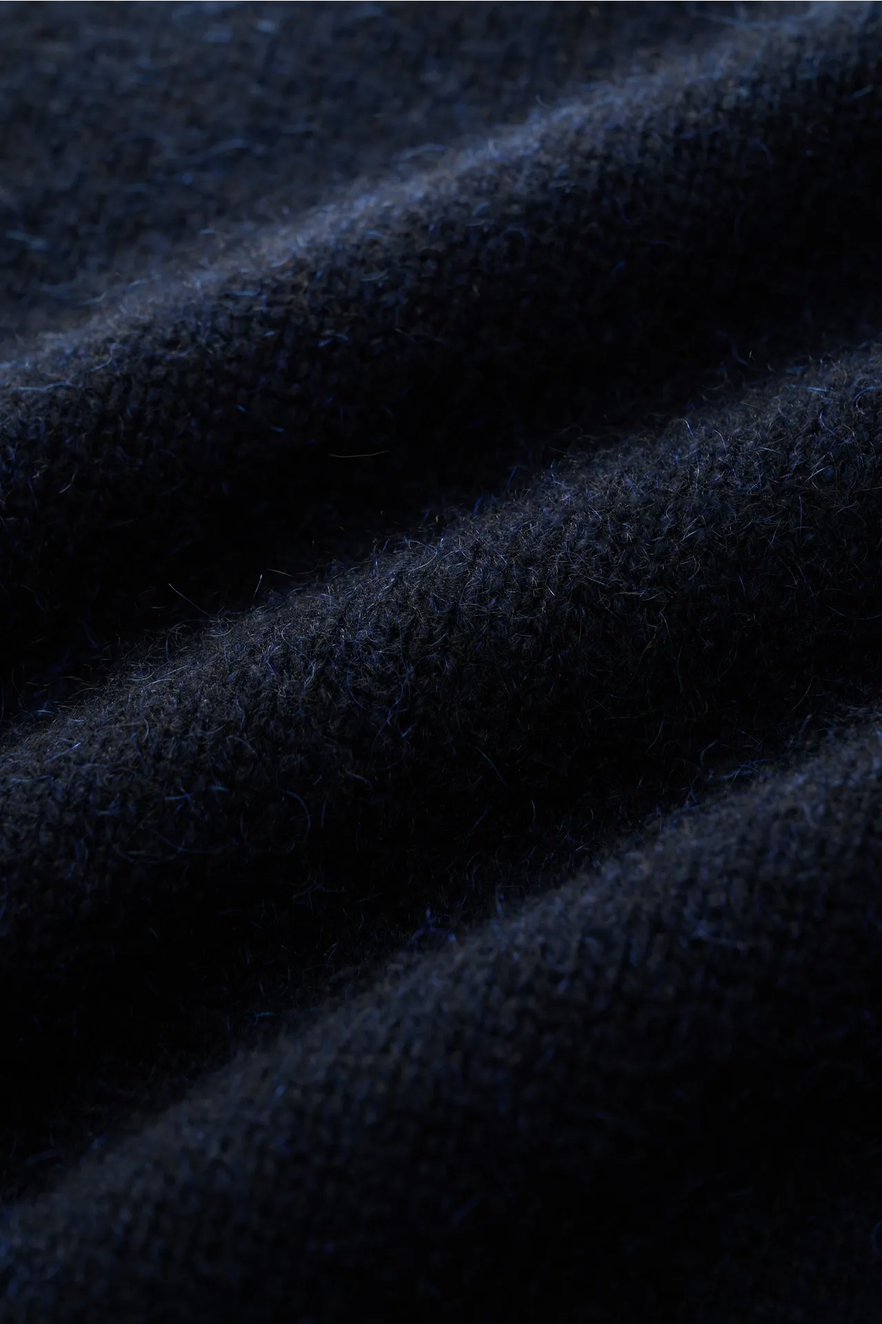 Fedeli - Herren - V-Neck Pullover dark navy – Bild 4