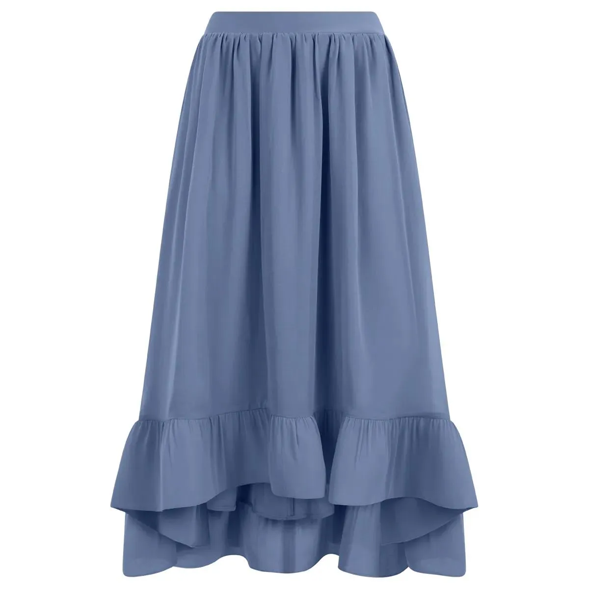 Apart - Rock mit Volant - Größe 36 - blau Apart - Rock mit Volant - Größe 36 - blau