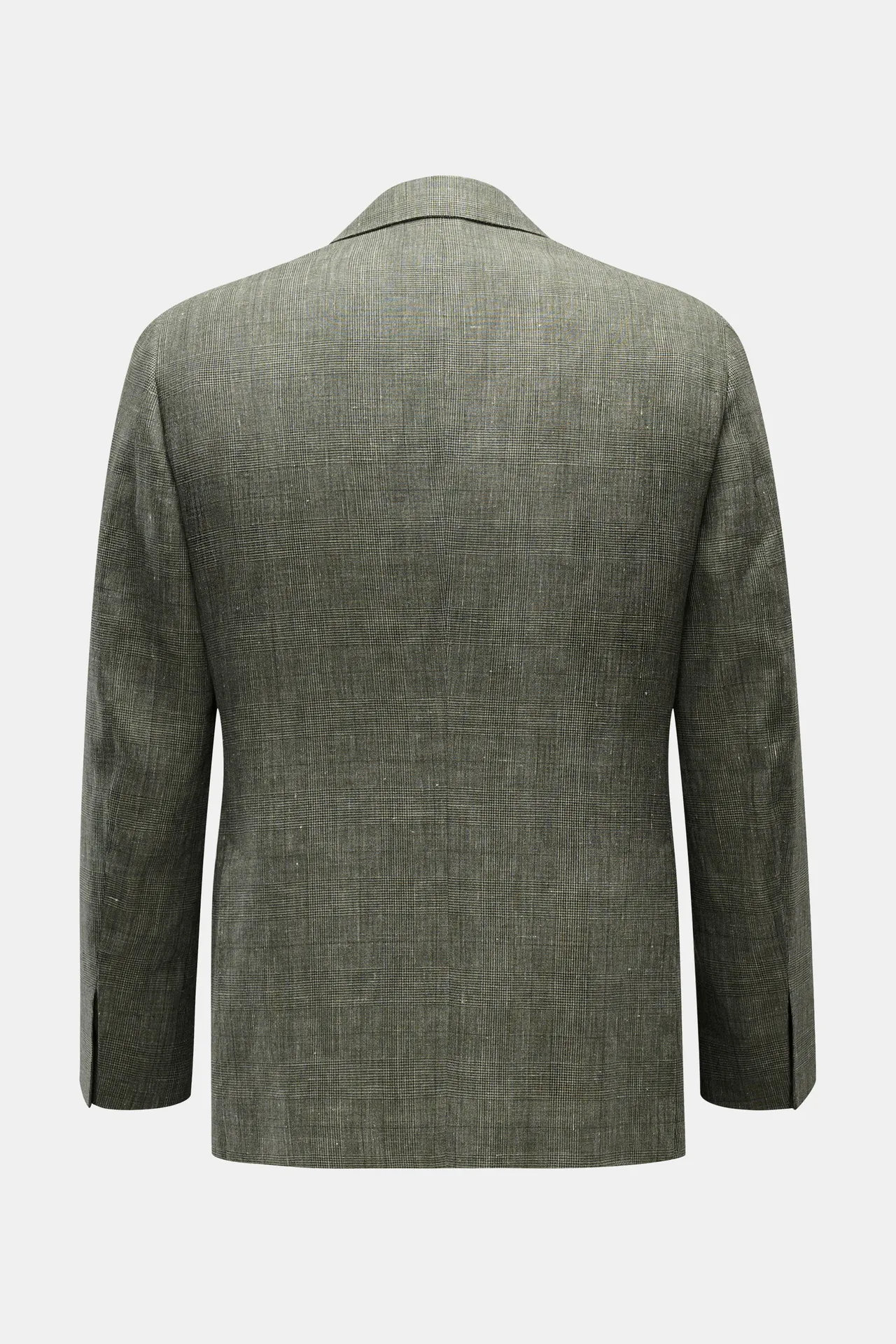 Belvest - Herren - Sakko graugrün/schwarz kariert – Bild 3
