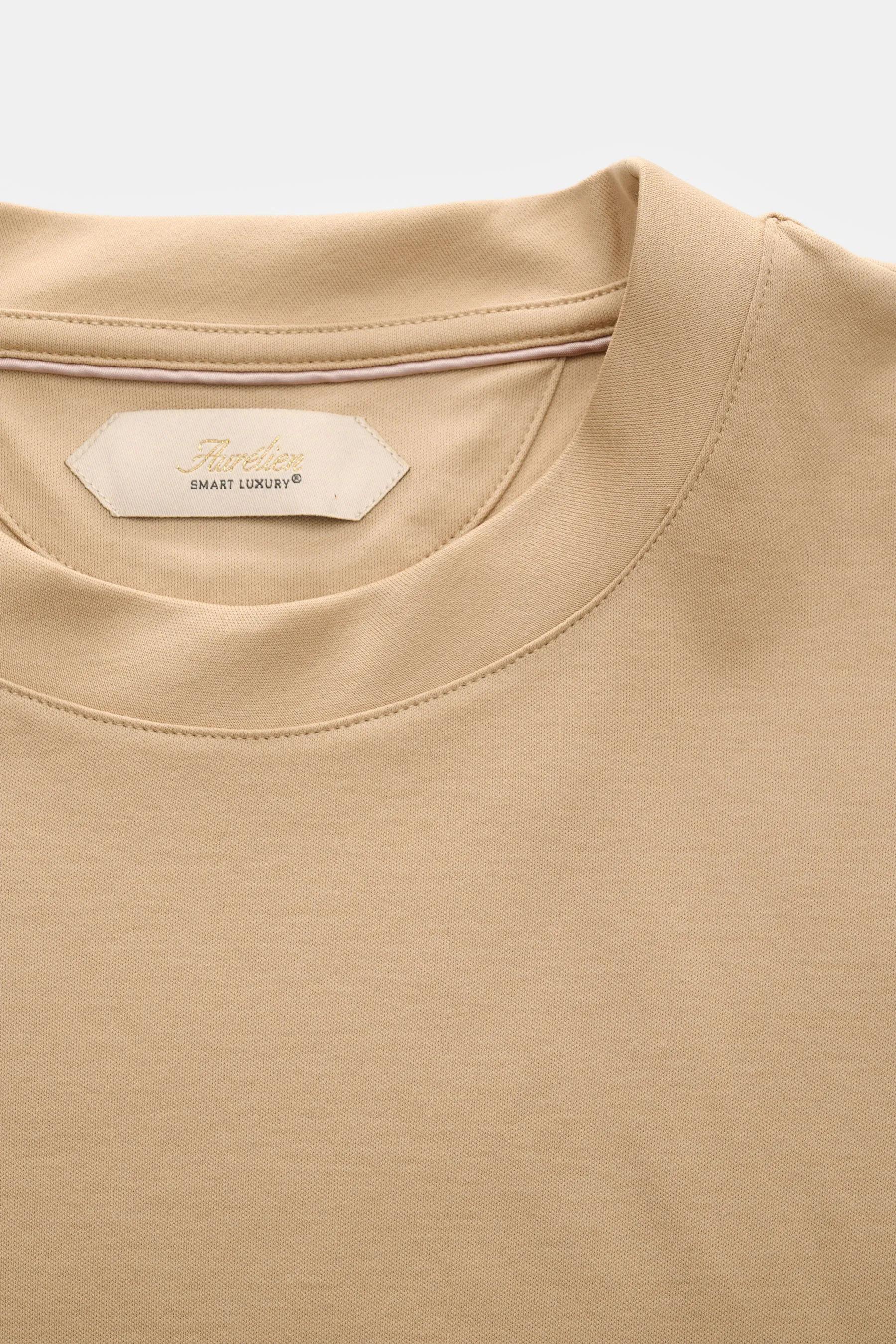 Aurélien - Herren - Rundhals-T-Shirt beige – Bild 2