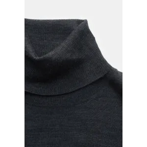 von Braun - Herren - Merino Feinstrick-Rollkragenpullover dunkelgrau